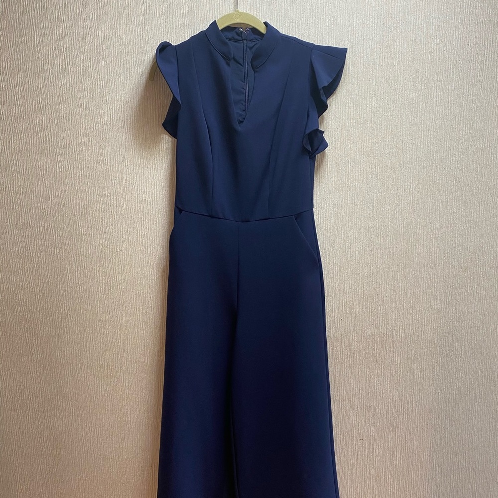New York & Company Navy Blue Pantsuit